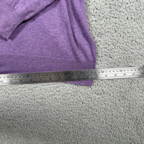 Polo Ralph Lauren Mens Sweater Light Purple 2XB V-Neck Pima Cotton - Picture 8 of 8